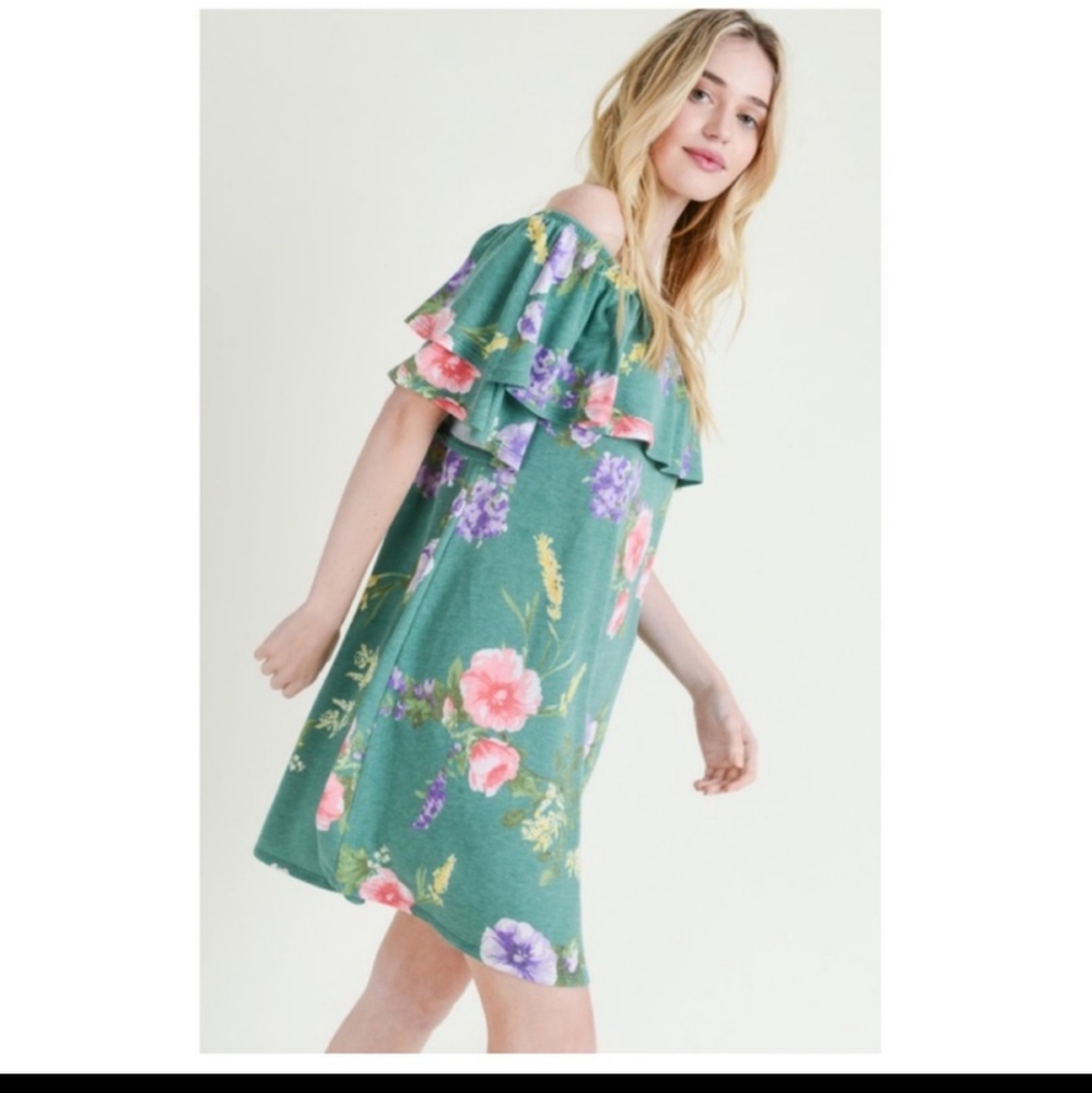Floral tunic dress